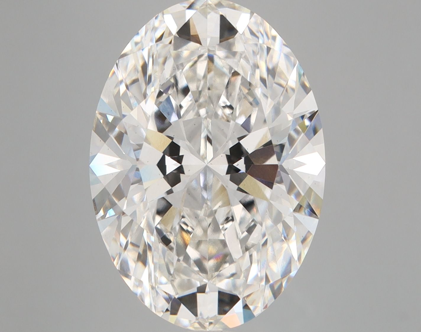 7.46 ct. oval Lab Grown Diamond front image