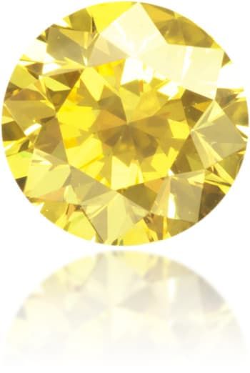 Diament 0.59 ct Fancy Vivid Yellow/SI1