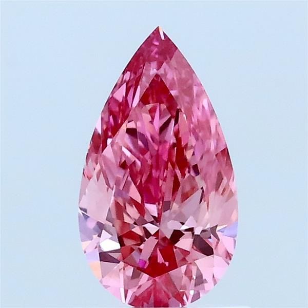 0.71 CT Fancy Vivid Pink PEAR