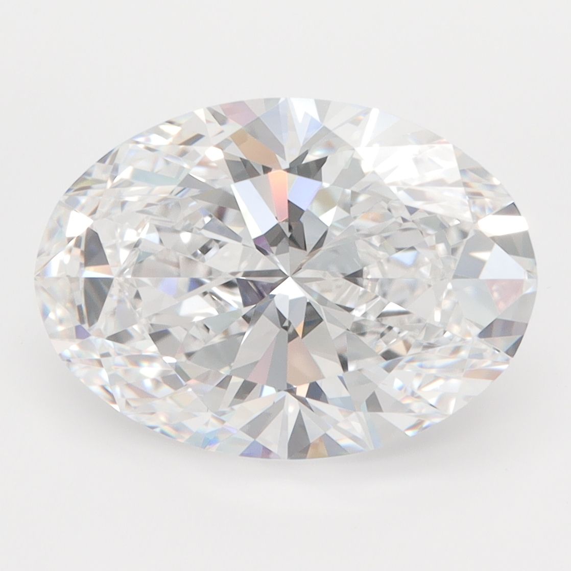 5.05 ct. oval Lab Grown Diamond front image