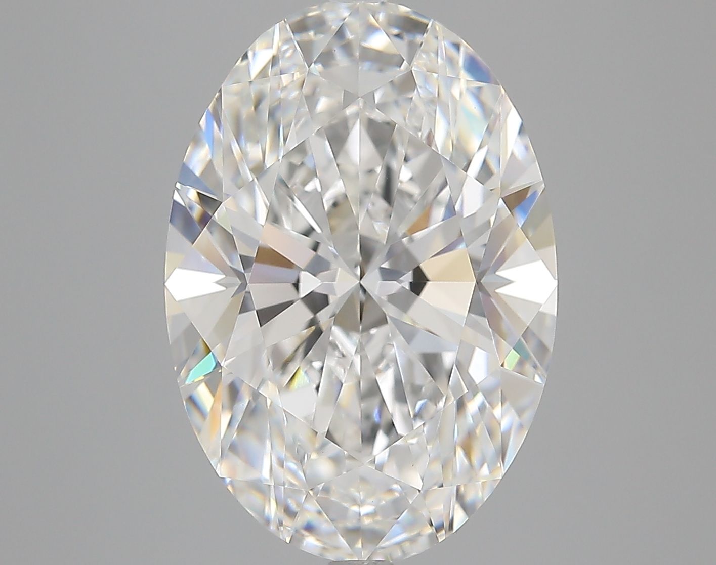 8.03 ct. oval Lab Grown Diamond front image