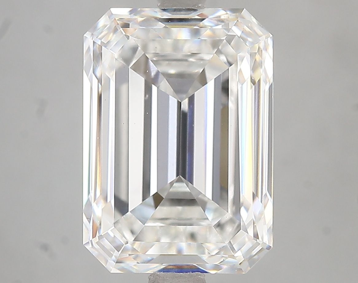 7.09 ct. emerald Lab Grown Diamond front image