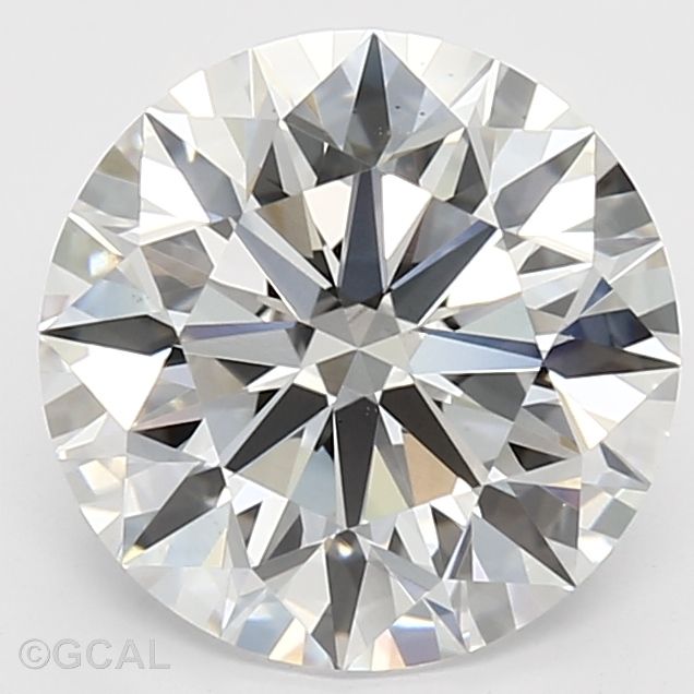 2.56 ct. round Lab Grown Diamond front image