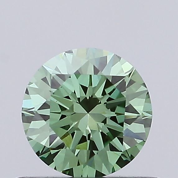 0.51 CT Fancy Vivid Green ROUND