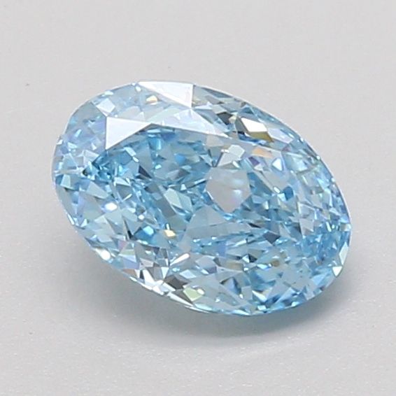 1.09 CT Fancy Vivid Blue OVAL