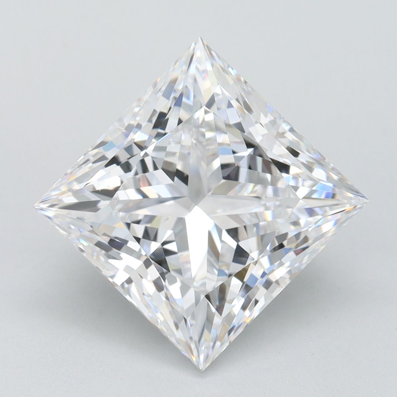 4.38 ct. princess Lab Grown Diamond front image