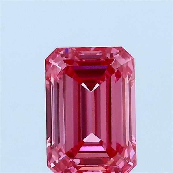 0.83 CT Fancy Vivid Pink EMERALD