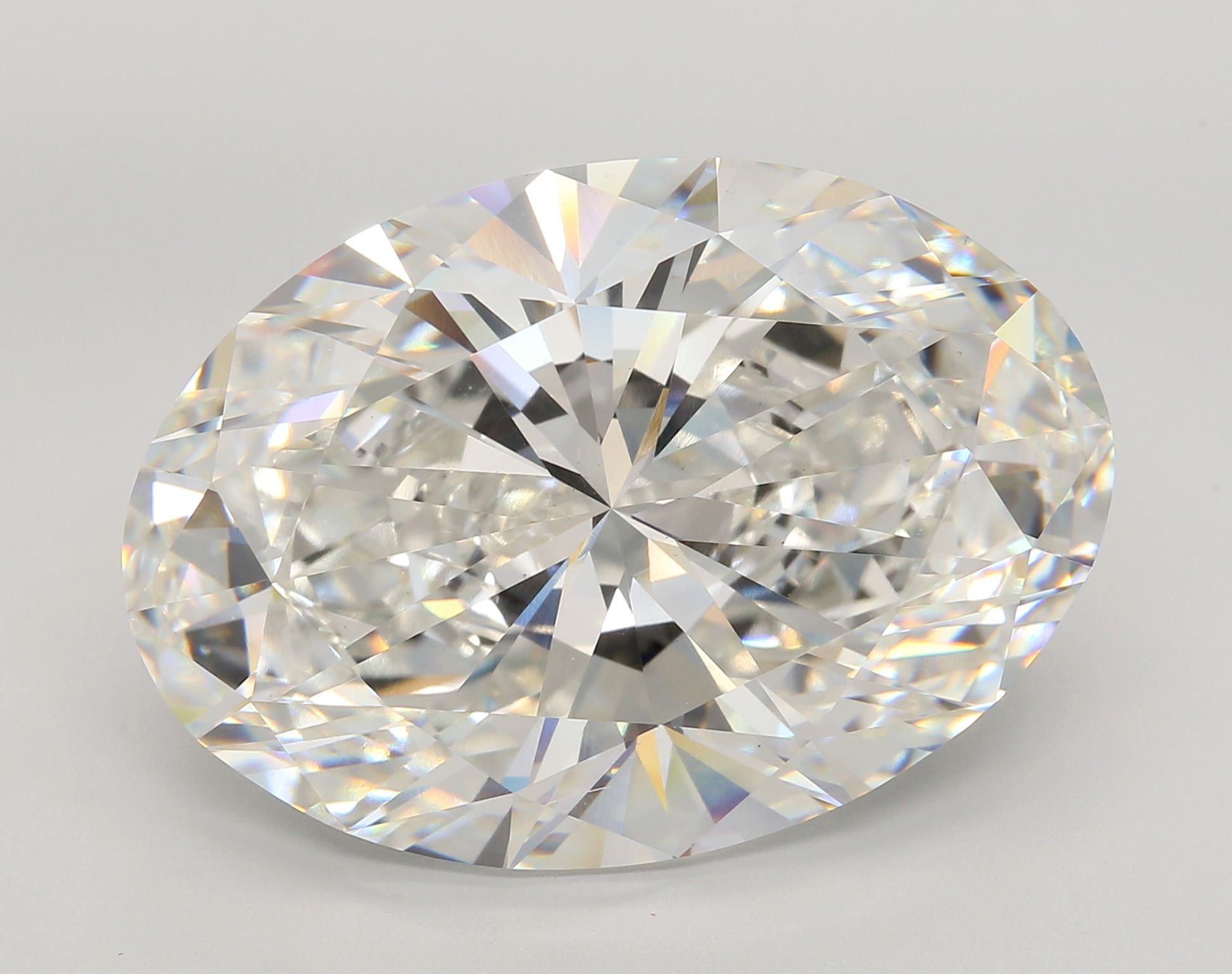 26.08 ct. oval Lab Grown Diamond front image