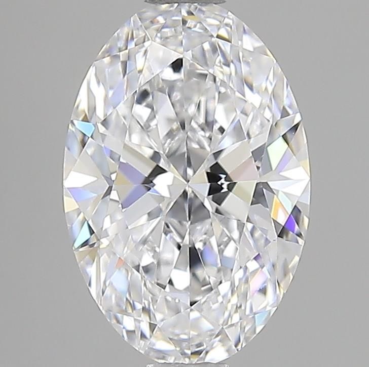 1.72 ct. oval Lab Grown Diamond front image