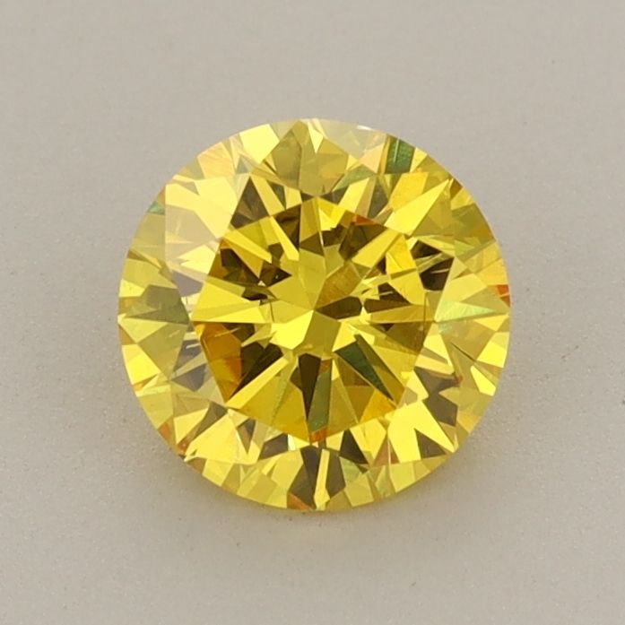 0.82 CT Fancy Vivid Yellow ROUND