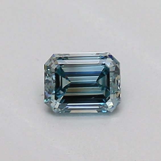0.16 CT Fancy Vivid Greenish Blue EMERALD