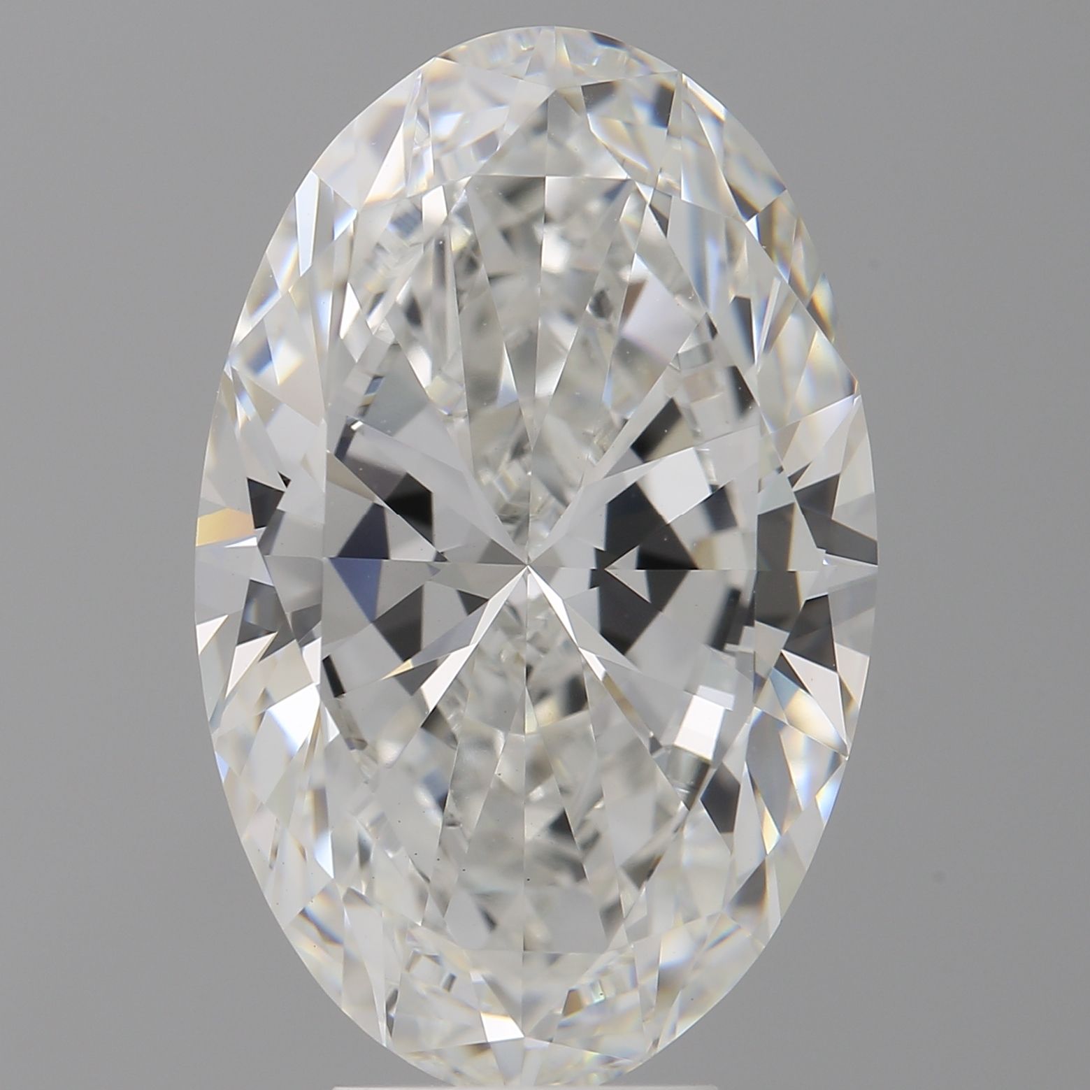 7.10 ct. oval Lab Grown Diamond front image