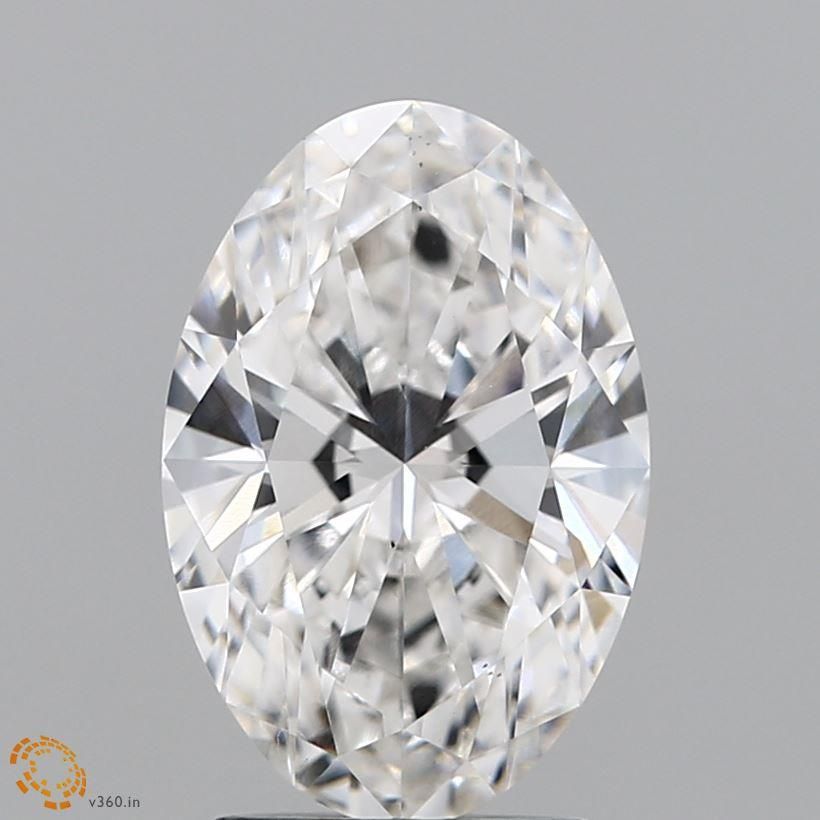 2.52 ct. oval Lab Grown Diamond front image