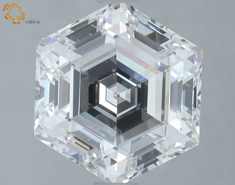 2.59 ct lab-grown Hexagonal Diamond