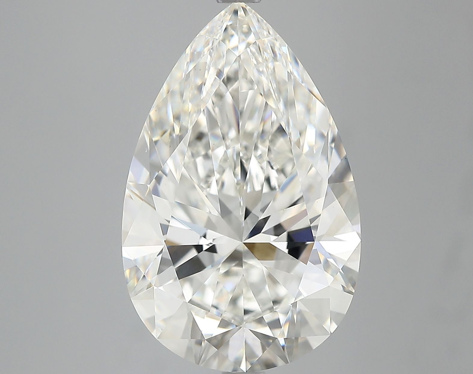 6.66 ct. pear Lab Grown Diamond front image