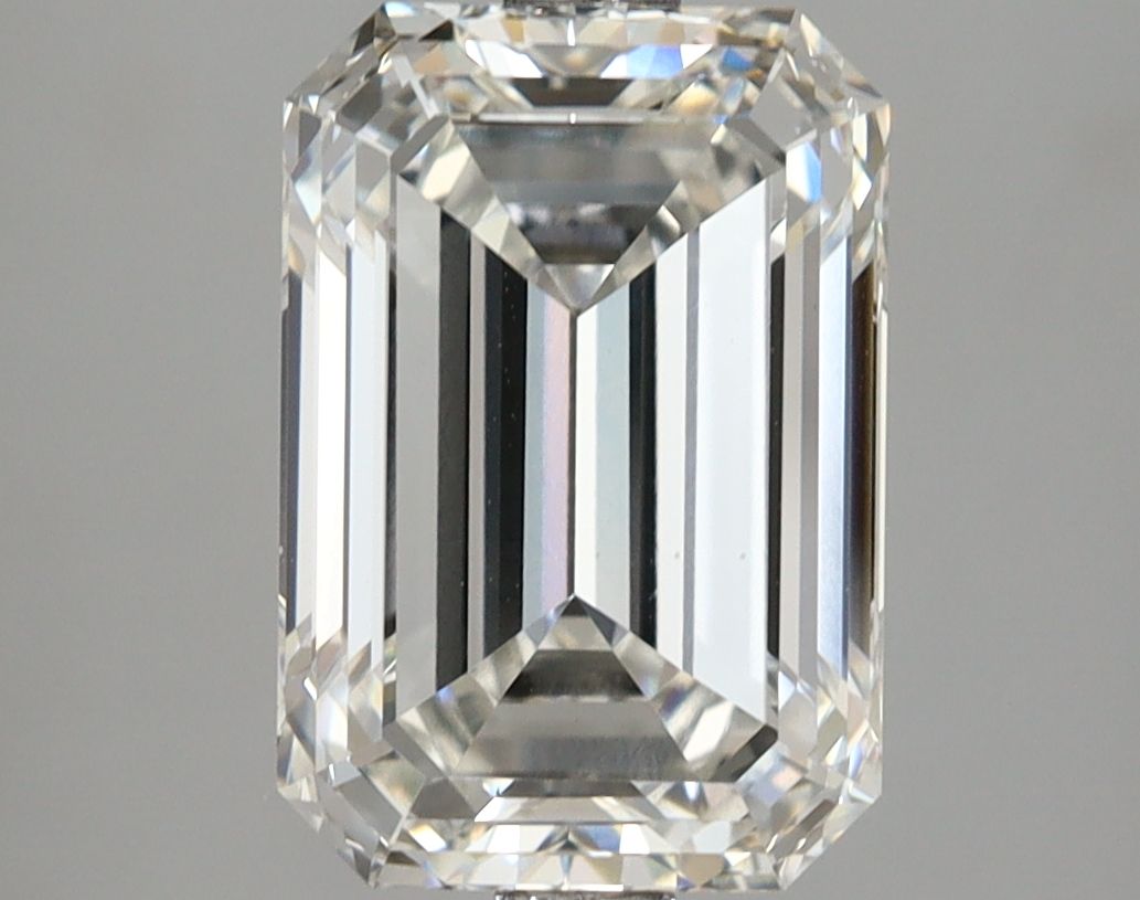 4.10 ct. emerald Lab Grown Diamond front image