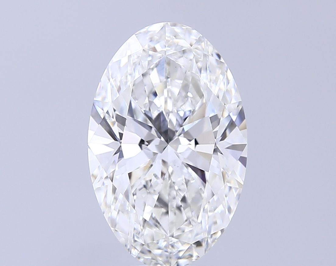 5.02 ct. oval Lab Grown Diamond front image