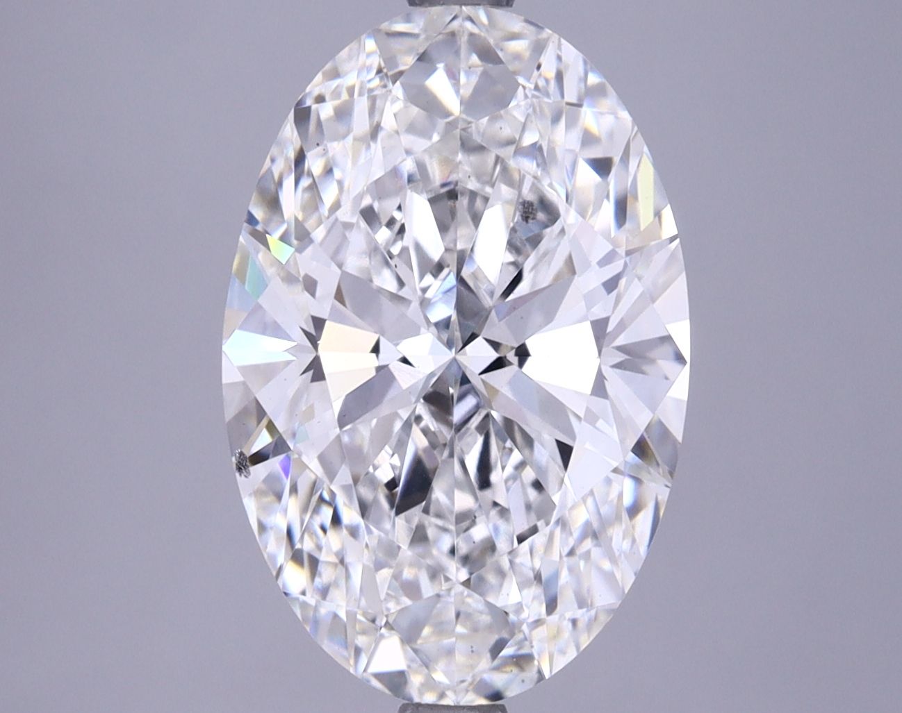 4.42 ct. oval Lab Grown Diamond front image