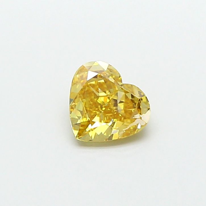 1.02 CT Fancy Intense Yellow HEART