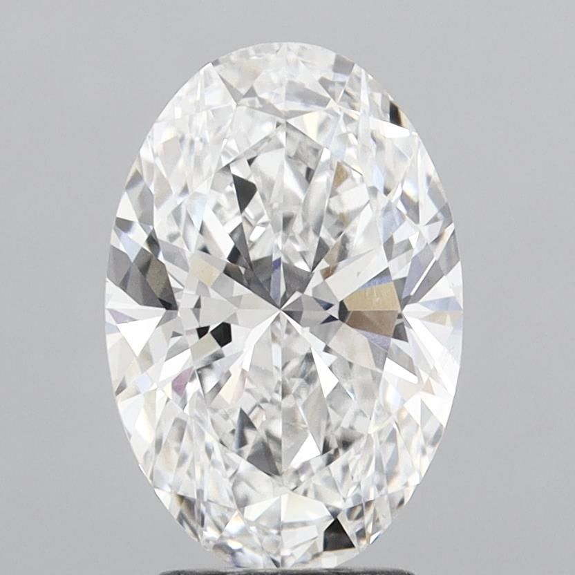 3.01 ct. oval Lab Grown Diamond front image