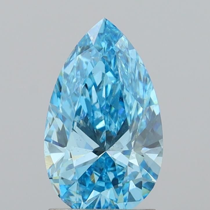 1.69 CT Fancy Vivid Blue PEAR