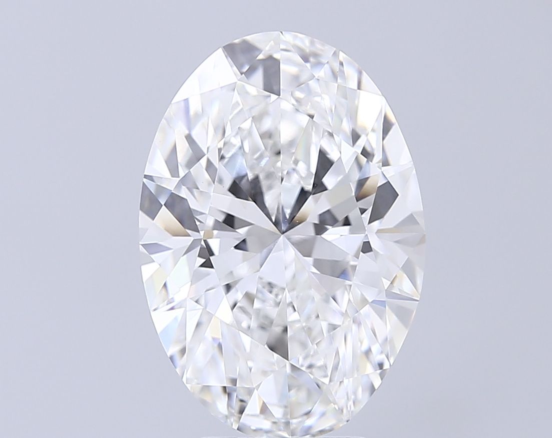 6.01 ct. oval Lab Grown Diamond front image