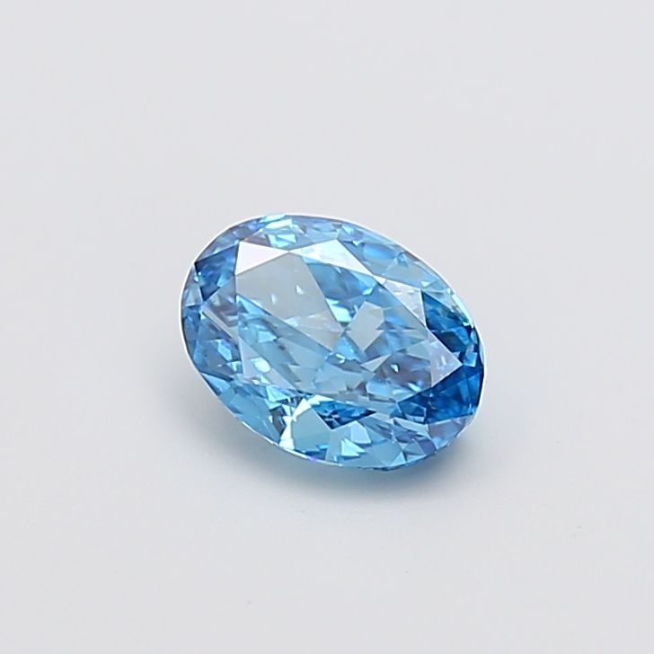 1.14 CT Fancy Vivid Blue OVAL