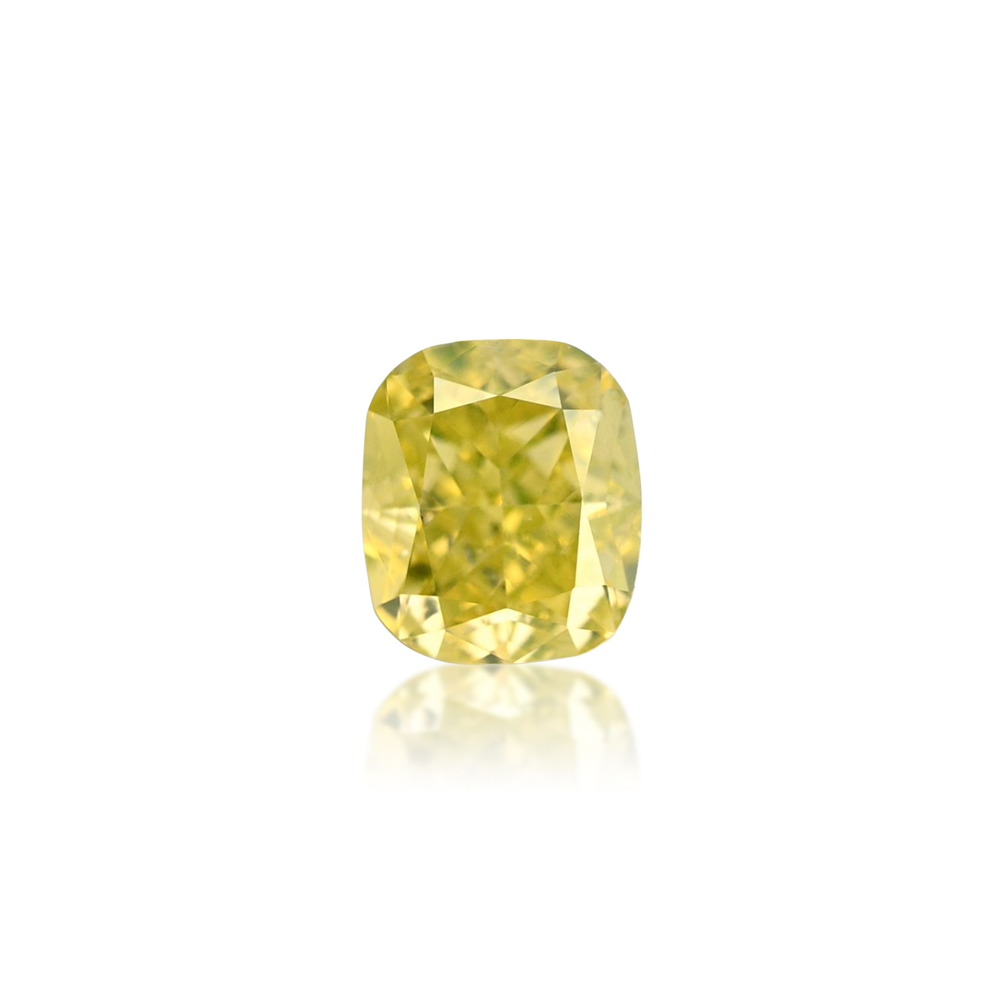 Diament 0.21 ct Fancy Intense Greenish Yellow/