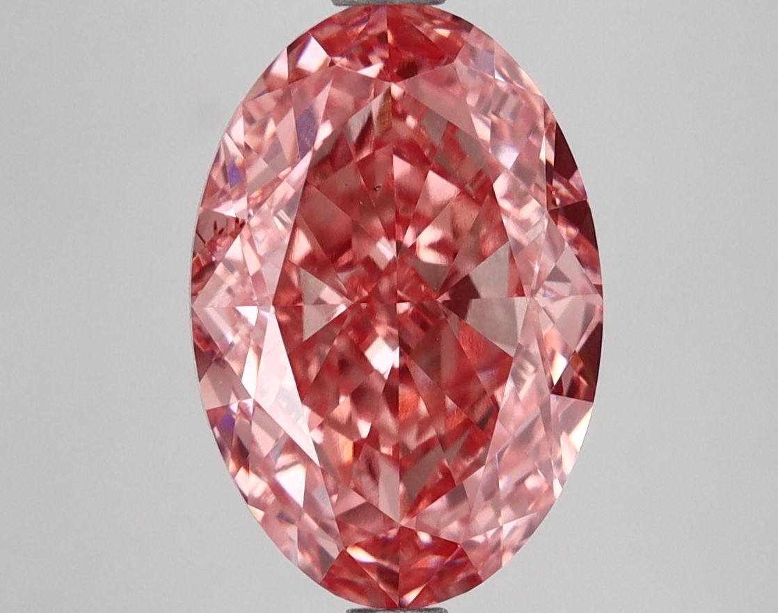 4.09 ct. oval Lab Grown Diamond front image