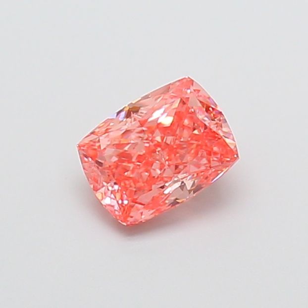 1.05 CT Fancy Vivid Pink CUSHION MODIFIED