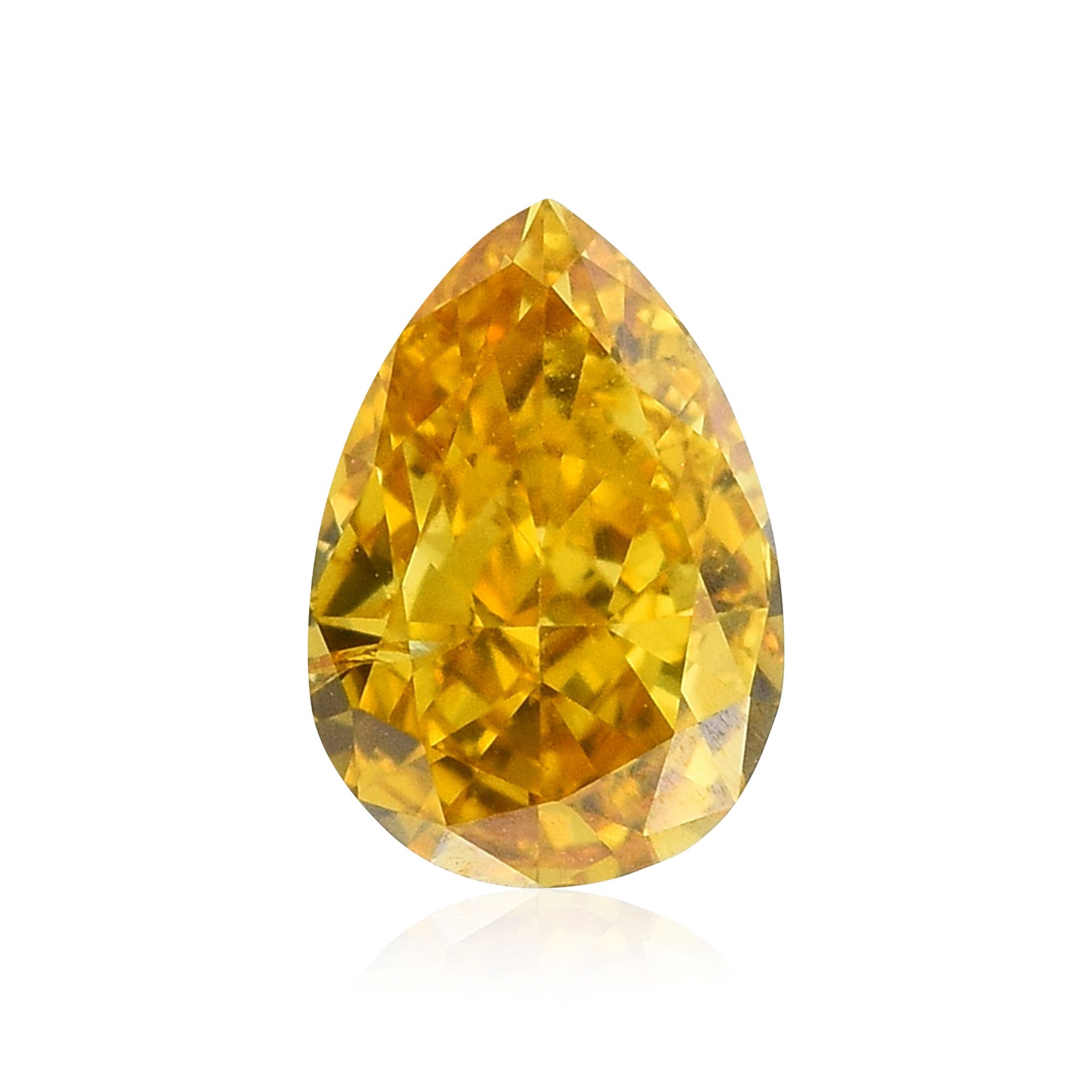Diament 0.33 ct Fancy Intense Orange Yellow/