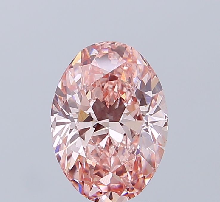 2.09 CT Fancy Intense Pink OVAL