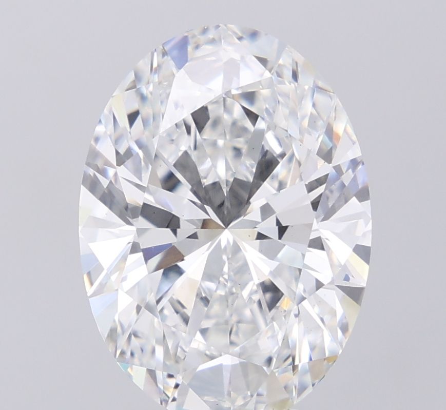 6.50 ct. oval Lab Grown Diamond front image