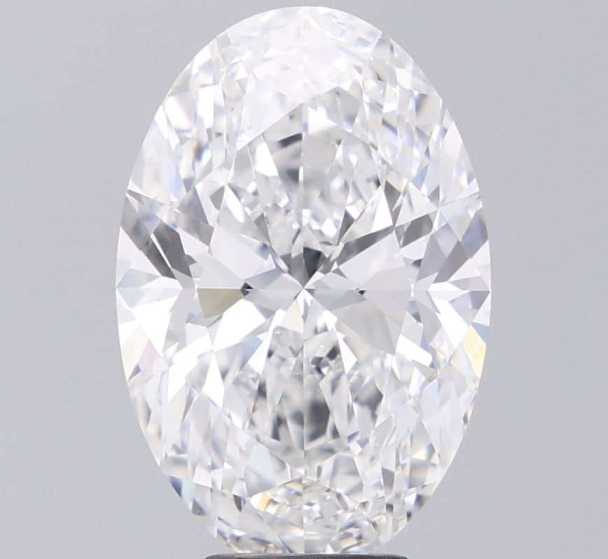 6.07 ct. oval Lab Grown Diamond front image