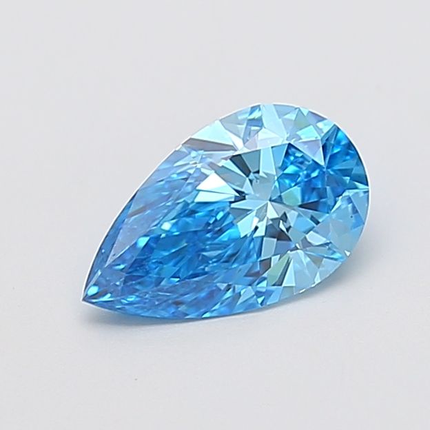1.12 CT Fancy Vivid Blue PEAR