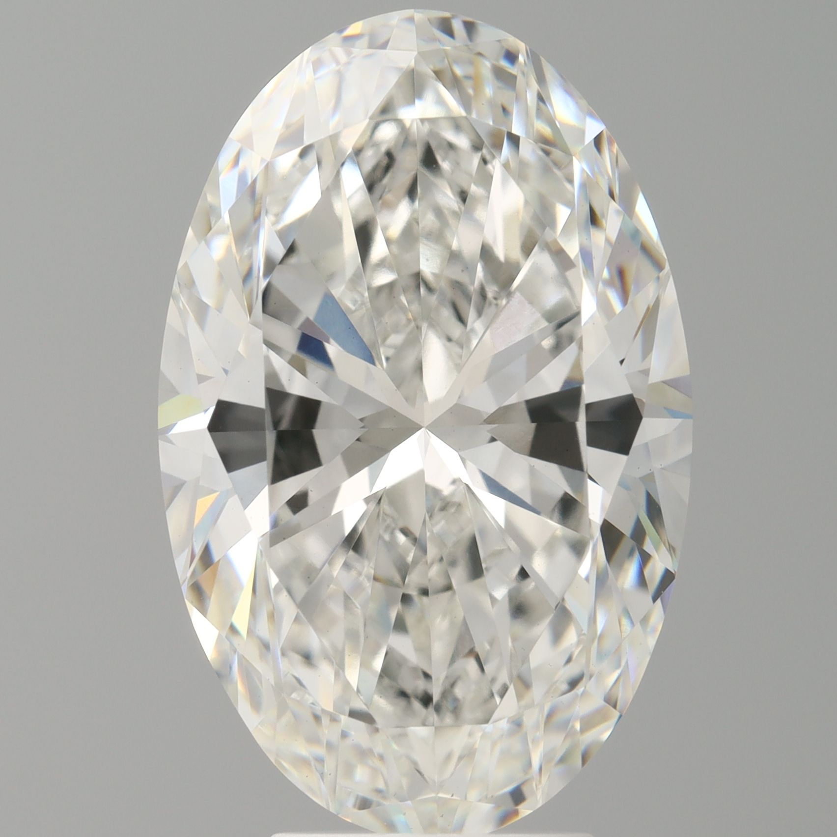 6.10 ct. oval Lab Grown Diamond front image