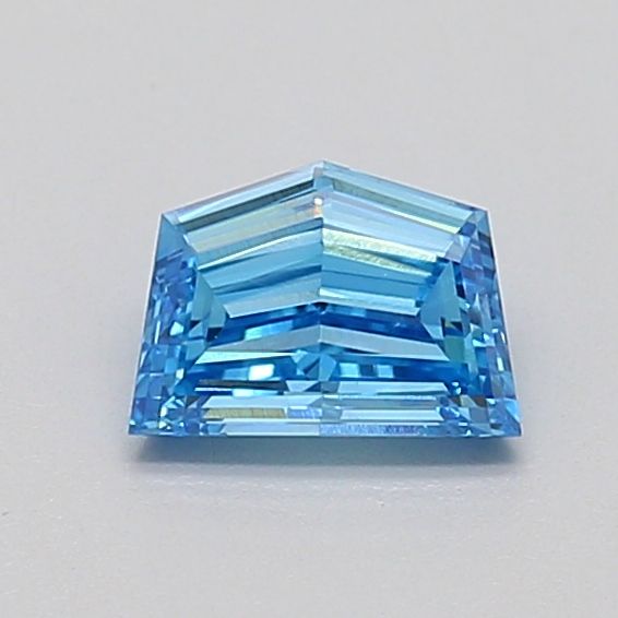 0.54 CT Fancy Vivid Blue PENTAGONAL