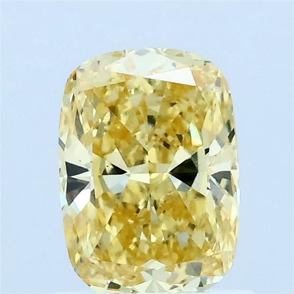 0.97 CT Fancy Intense Yellow CUSHION MODIFIED