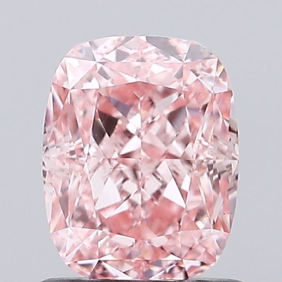 1.06 CT Fancy Vivid Pink CUSHION MODIFIED