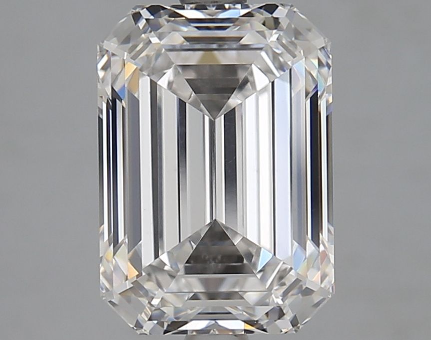 Diamant Émeraude 4.27 ct - Couleur F - Pureté VS1