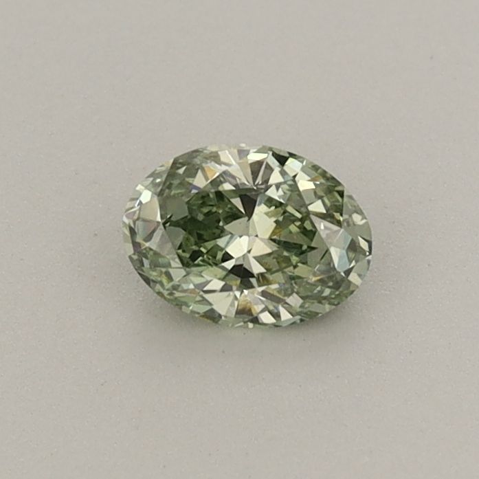 0.28 CT Fancy Vivid Green OVAL