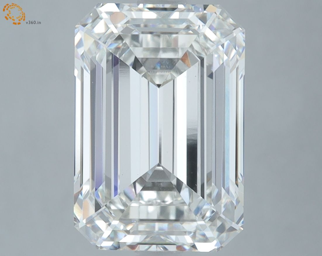 5.15 ct. emerald Lab Grown Diamond front image