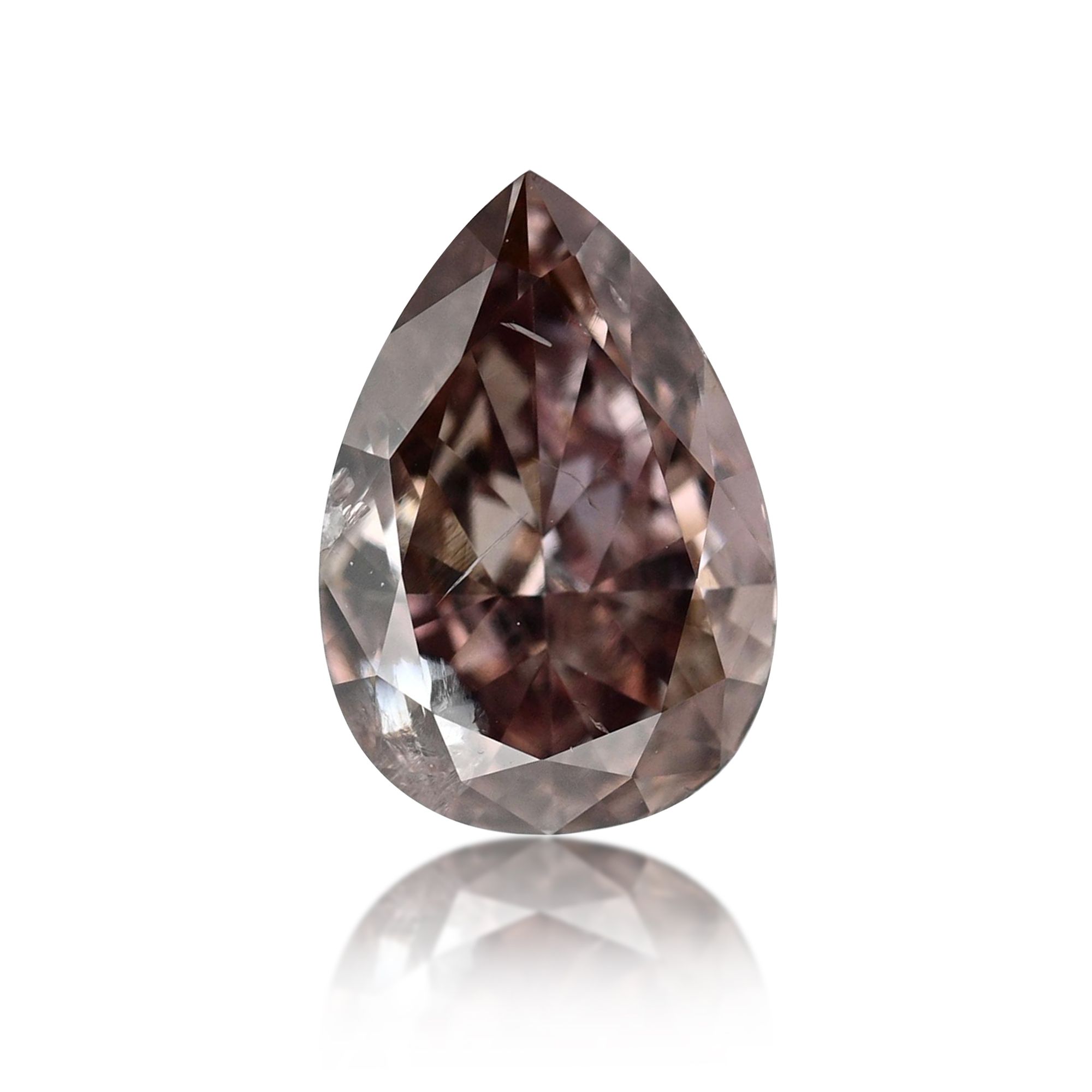 Diament 0.31 ct Fancy Pink Brown/