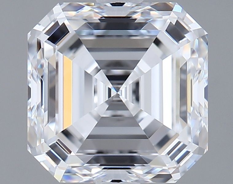 2.5 carat e IF EX Cut IGI asscher diamond