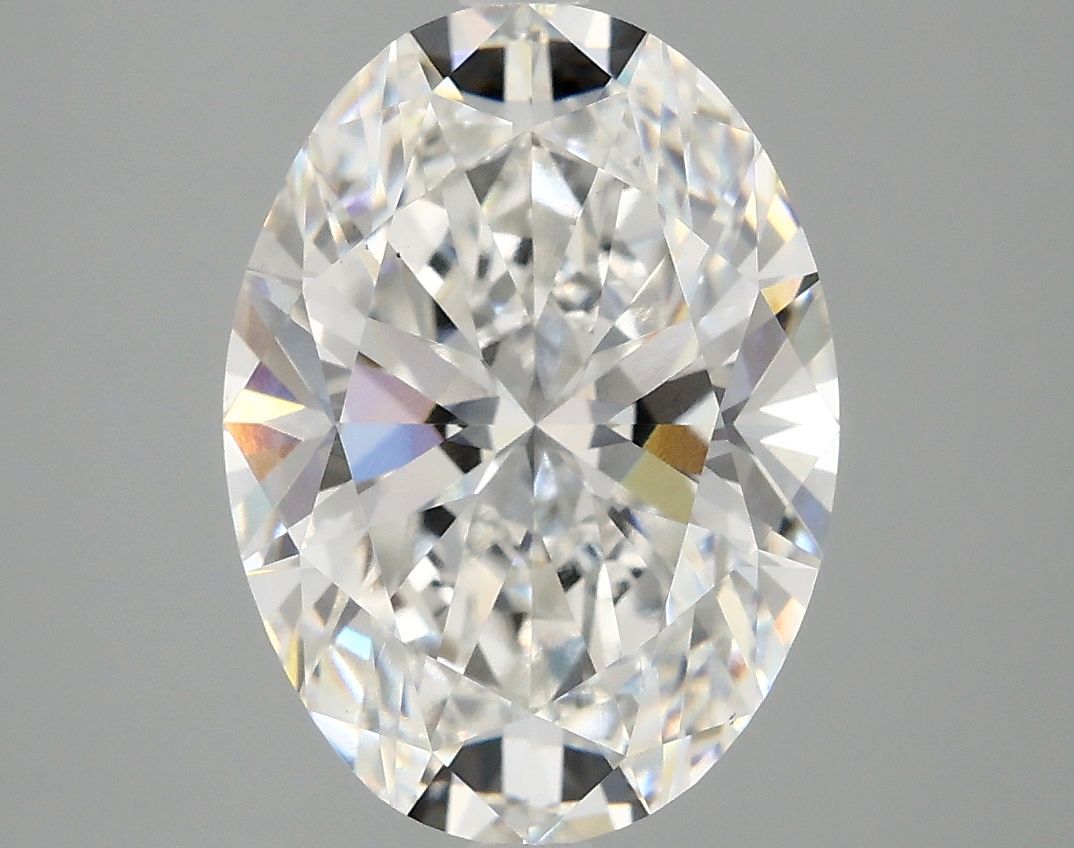 3.92 ct. oval Lab Grown Diamond front image