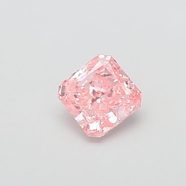 0.97 CT Fancy Vivid Pink SQUARE RADIANT