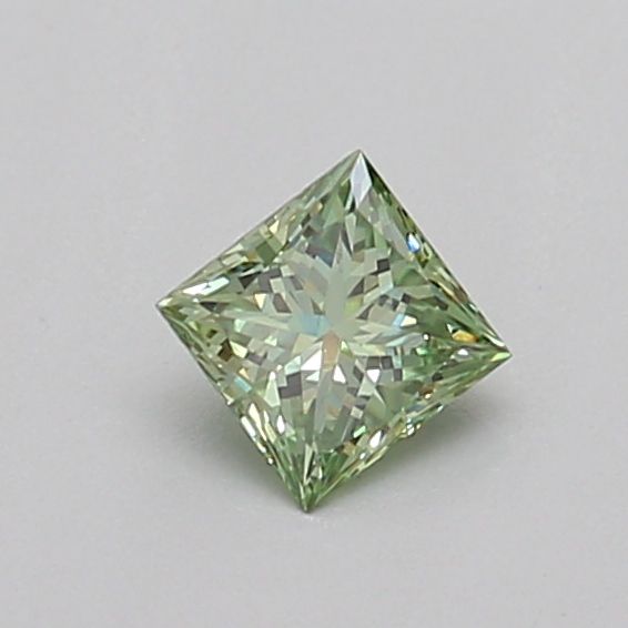 0.31 CT Fancy Vivid Green PRINCESS