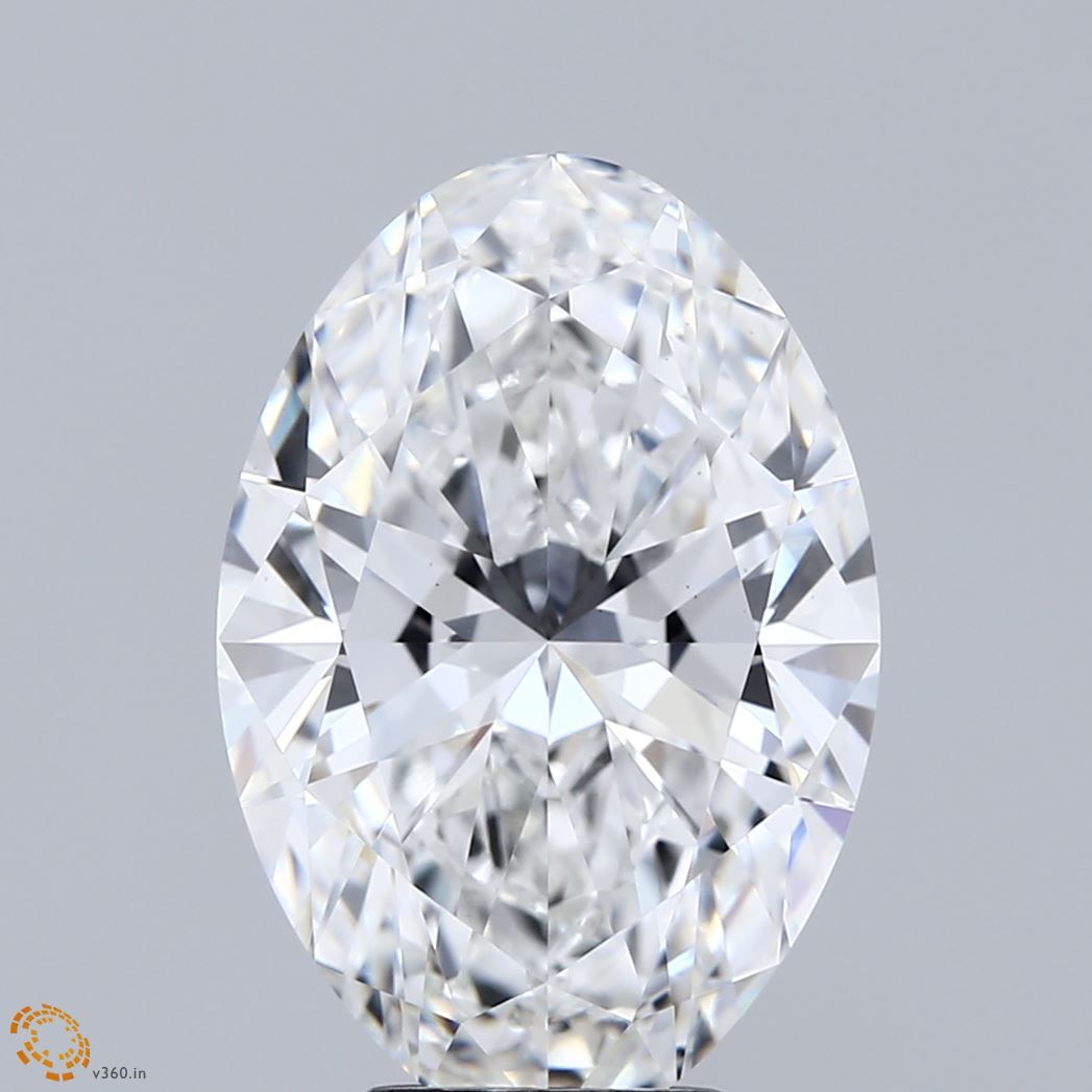 6.01 ct. oval Lab Grown Diamond front image