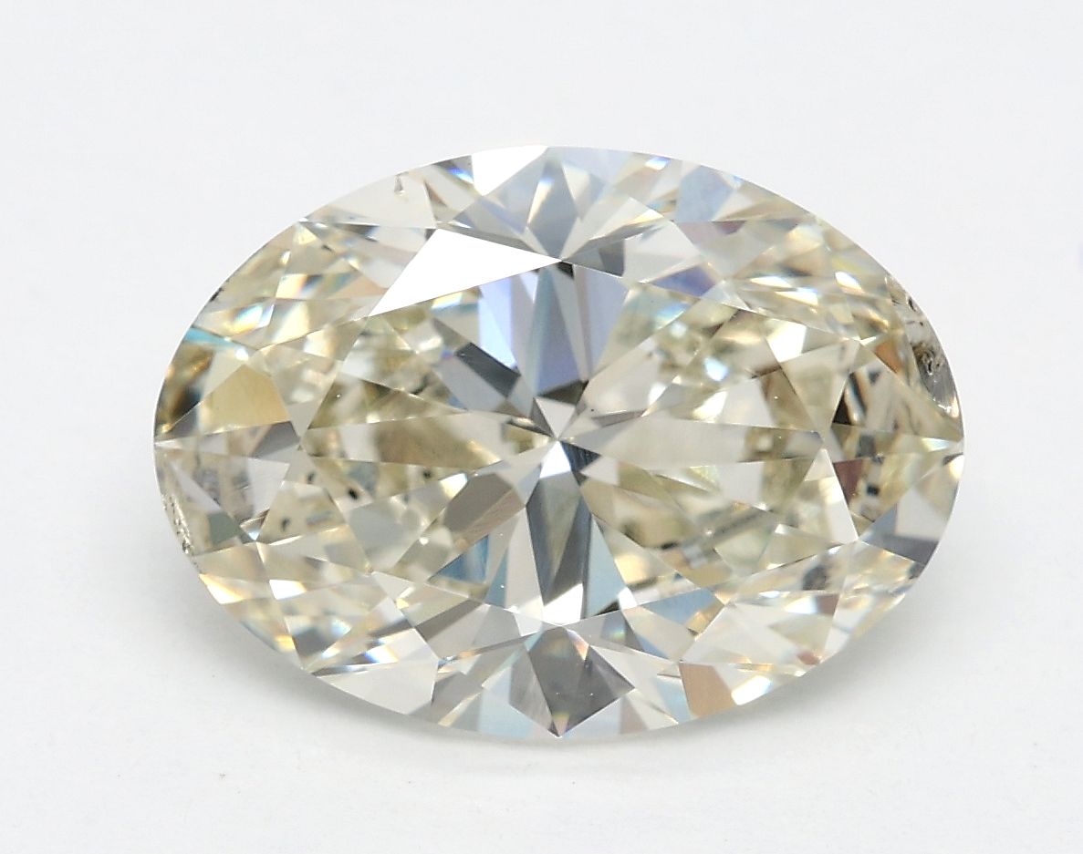 3.02 ct. oval Lab Grown Diamond front image