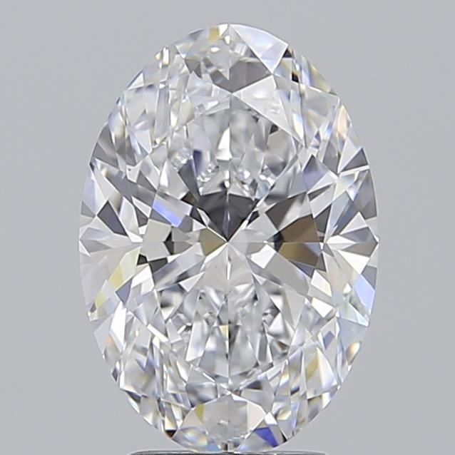 3.08 ct. oval Lab Grown Diamond front image